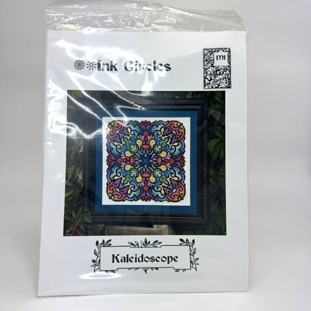 Ink Circles "Kaleidoscope" Cross Stitch Pattern 2006 Needlework Craft Mandala